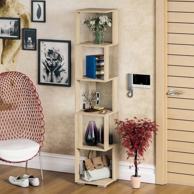 Стеллаж СВК цвет дуб сонома